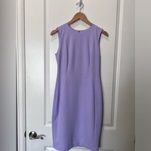 Calvin Klein Lavender Sheath Dress